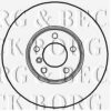 BORG & BECK BBD4725 Brake Disc